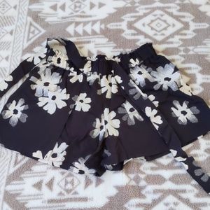 Madewell drapey pull-on shorts in ikat floral